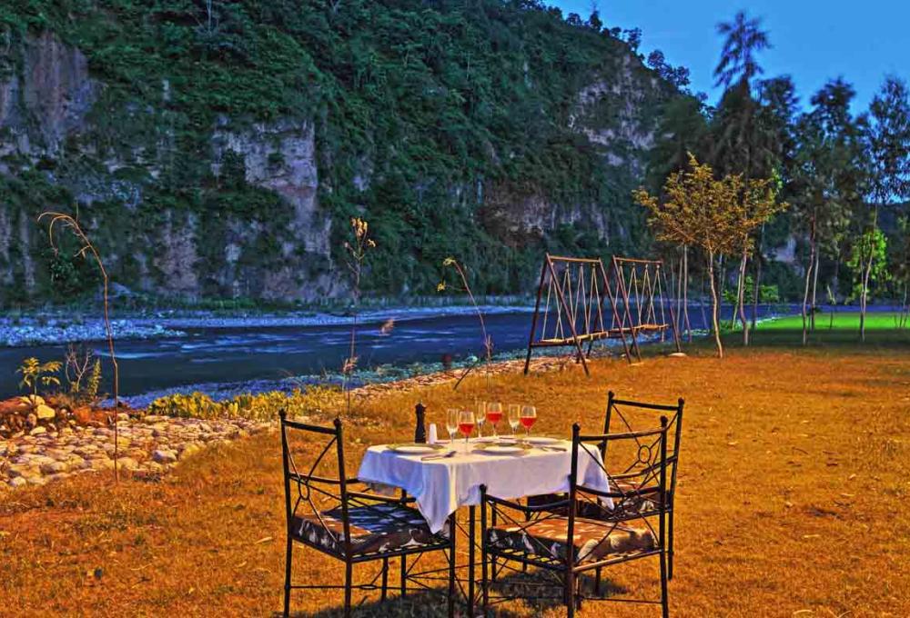 Sitting Area Corbett Riverside Resort