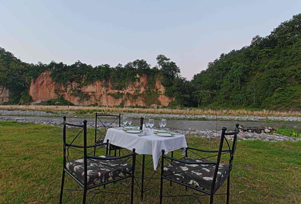 Sitting Area Corbett Riverside Resort