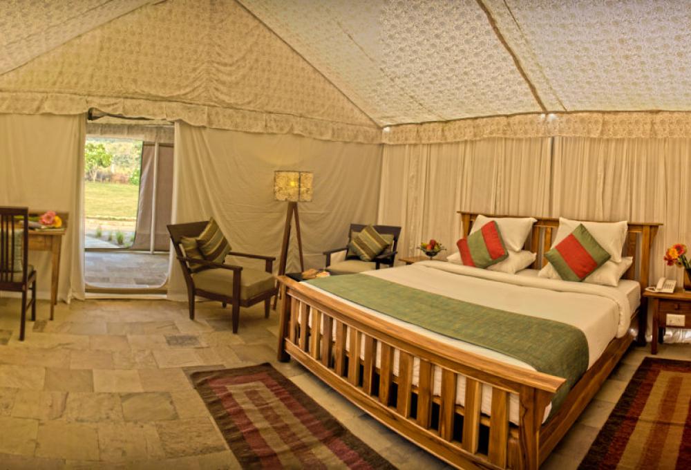 The Golden Tusk Luxury Tent